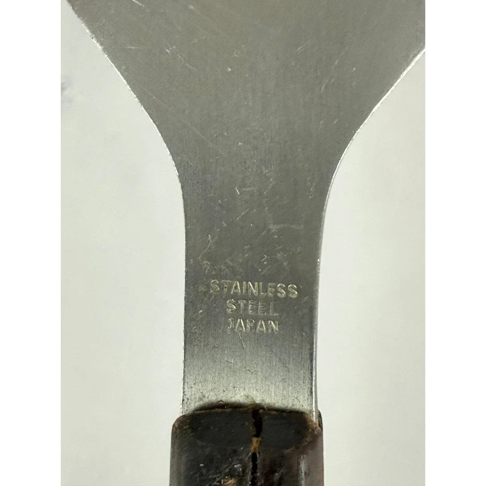 VTG MCM 1970s Japan Salad Serving Spoon 13